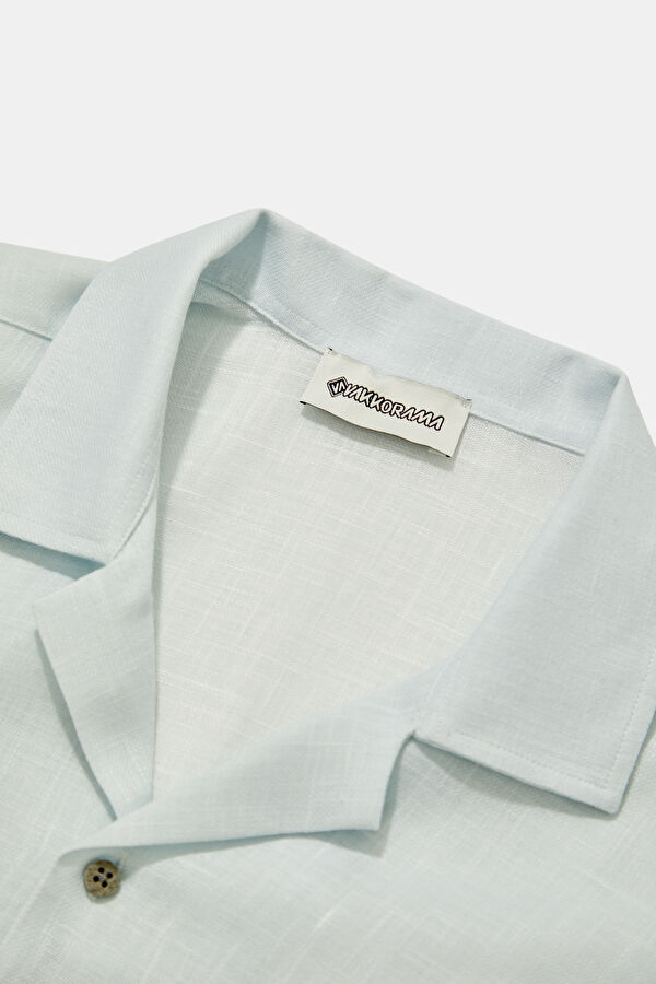 Colorful Patterned Resort Collar Men's Shirt 7