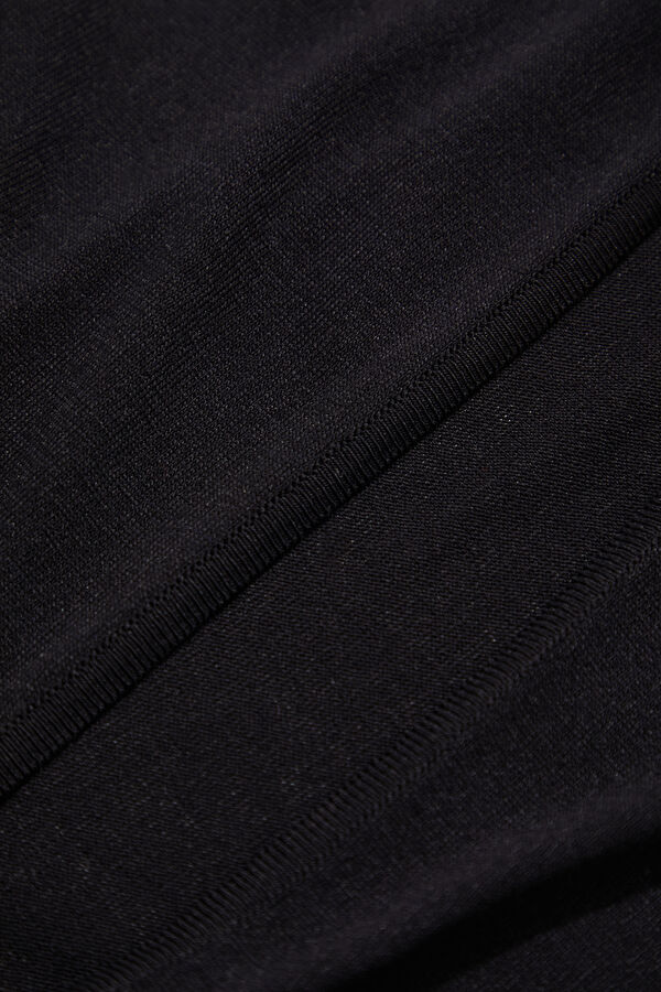Black Embroidered Women's Cardigan 4
