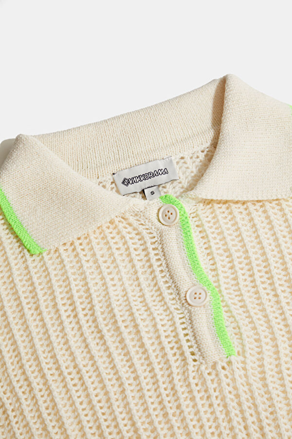 Off-white knitted women's sweater 5
