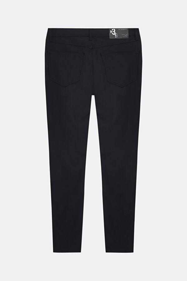 Black Slim Fit Men's Pants 2
