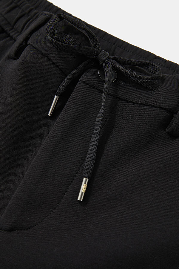 Black Straight Men's Pants 3