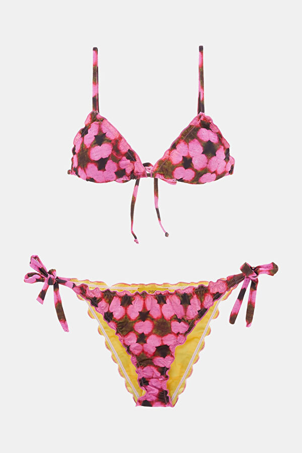 Çok Renkli Desenli Kadın Bikini