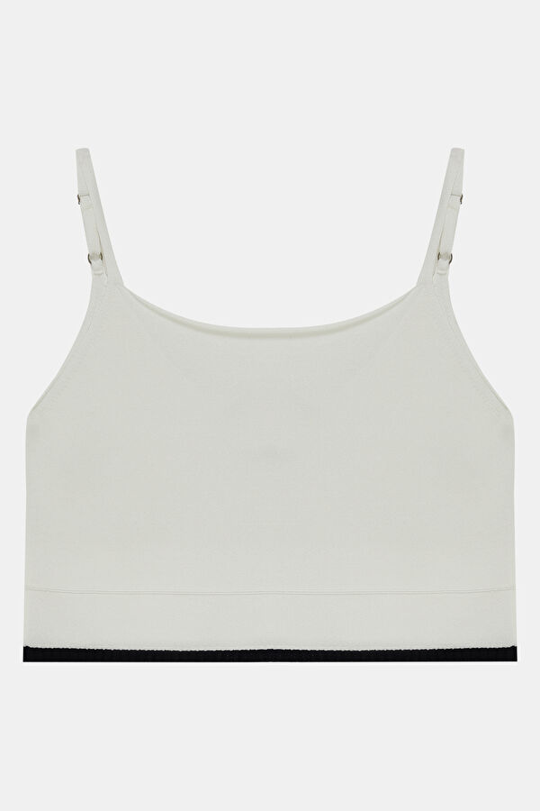Off-white Strappy Women's Blouse