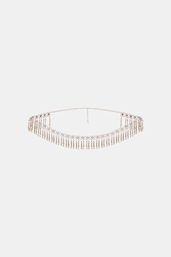 Silver Zamak Belt