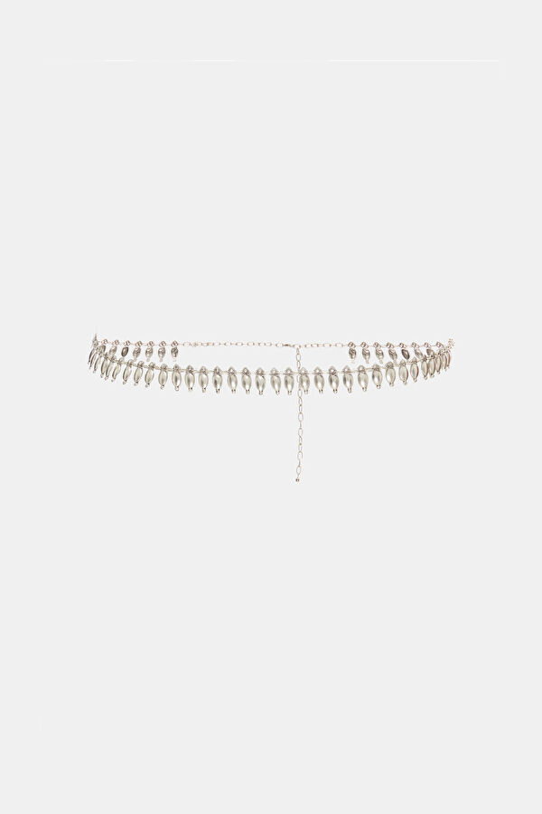 Silver Zamak Belt