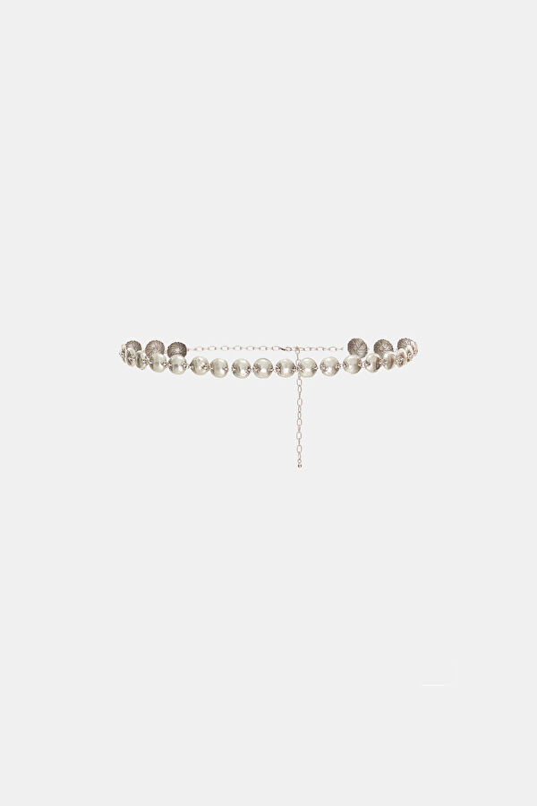 Silver Zamak Belt