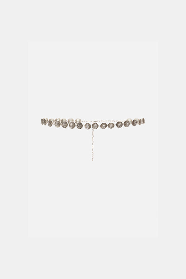 Silver Zamak Belt 6
