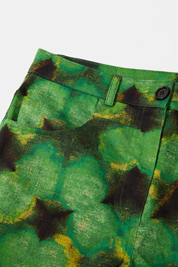 Green Women's Trousers 3