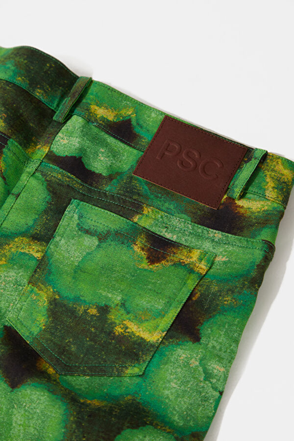 Green Women's Trousers 4