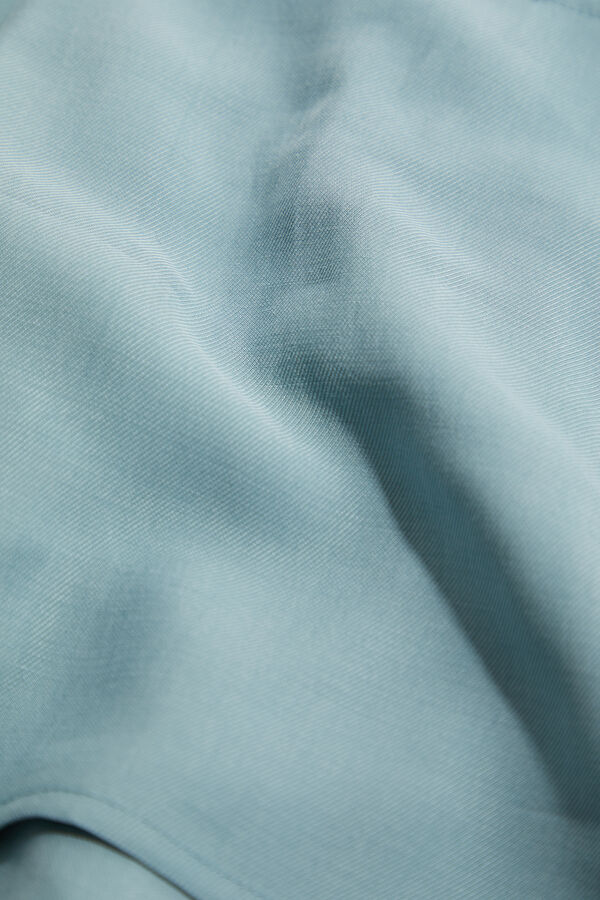 Blue Strappy Women's Blouse 6