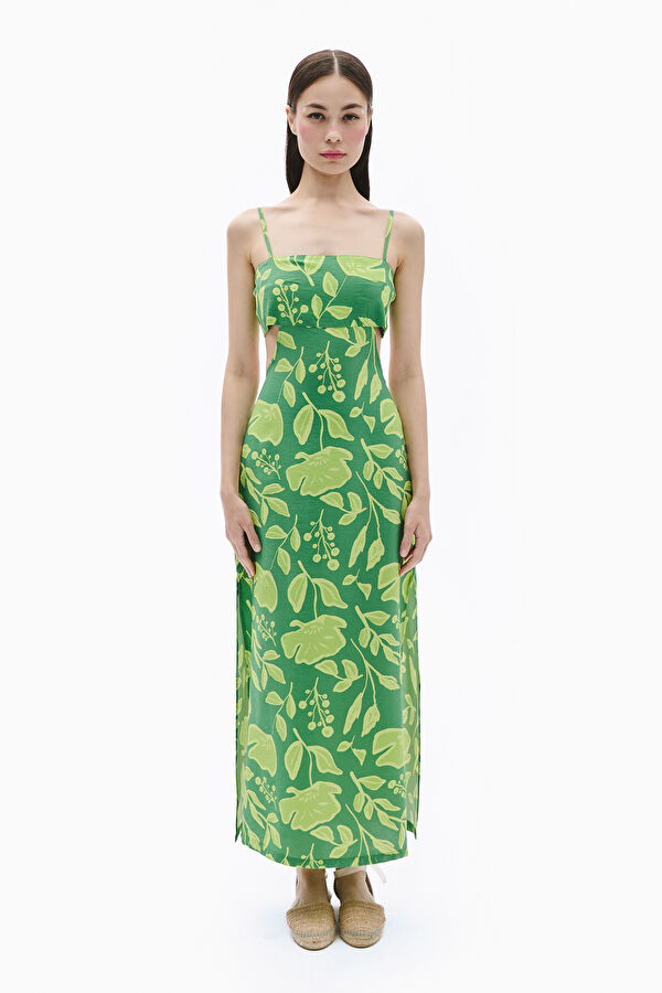 Colorful Patterned Women's Dress