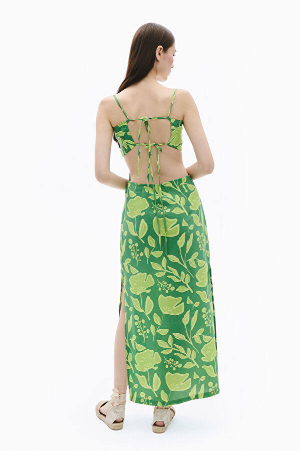 Colorful Patterned Women's Dress 2