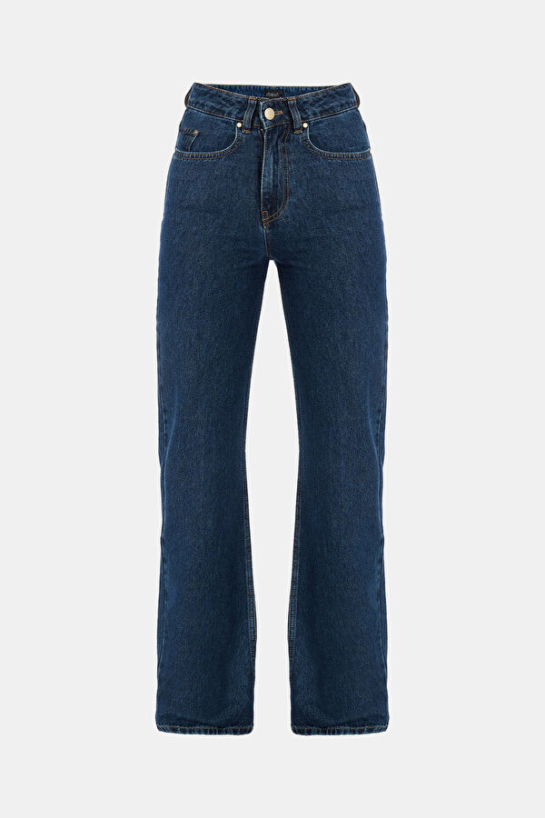 Navy Straight Women's Pants