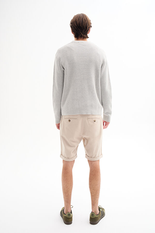 Grey Knitted Men's Sweater 2