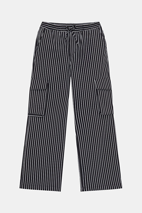 Black Wide Leg Women's Pants
