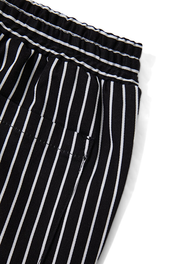 Black Wide Leg Women's Pants 4