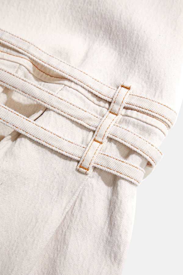 Beige Pleated Short Women's Dress 8