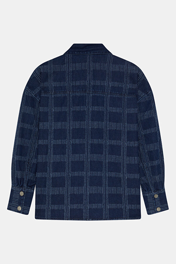 Blue Buttoned Jacket 2