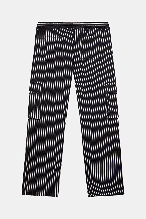 Black Straight Leg Men's Trousers 2