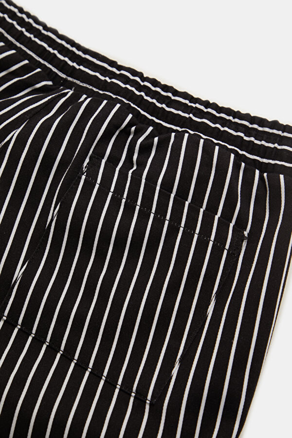Black Straight Leg Men's Trousers 5