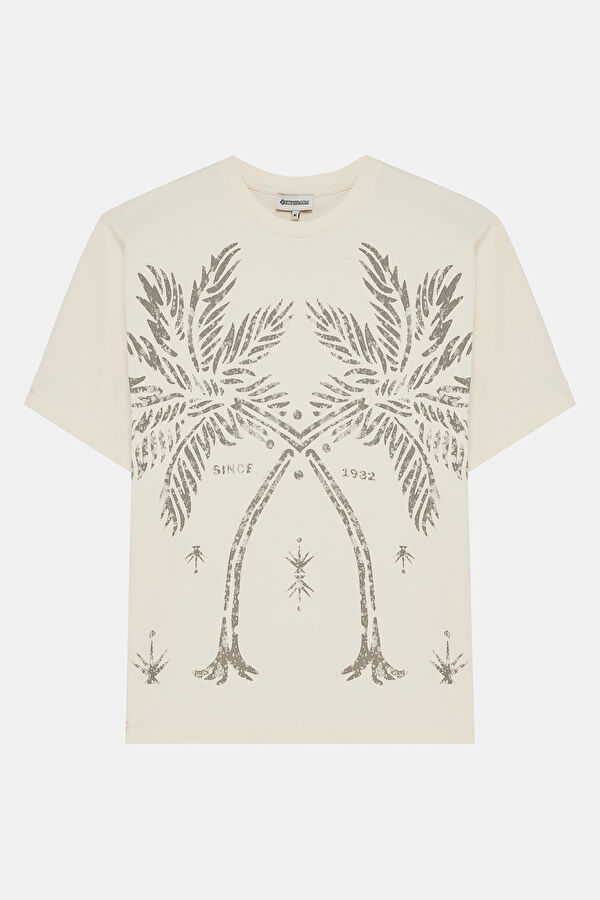 Off-white crew neck printed men's T-shirt 3