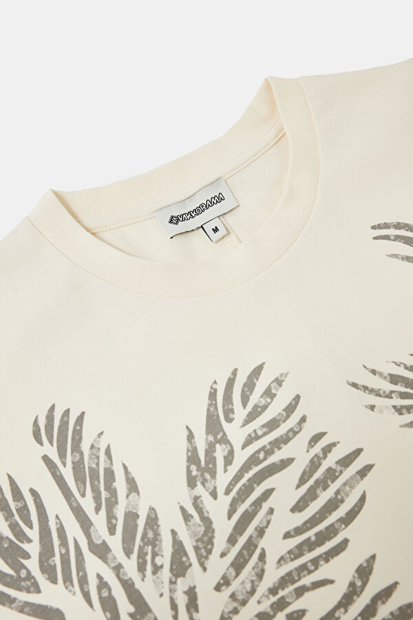 Off-white crew neck printed men's T-shirt 5