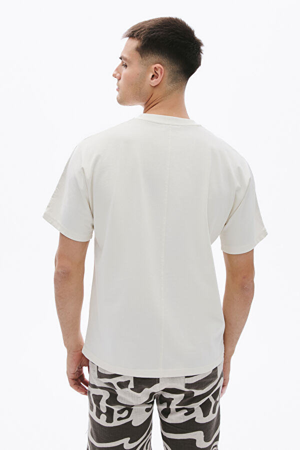 Off-white crew neck printed men's T-shirt 2