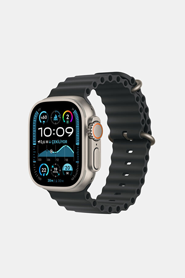 Watch 49mm Siyah Ocean&nbsp;Naturel Spor&nbsp;Kordon MXTL3ZM/A 2