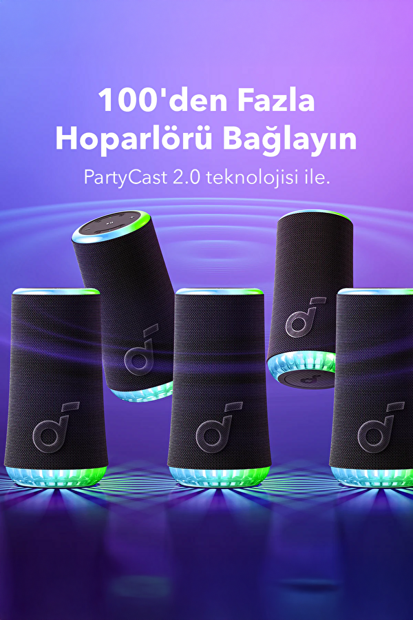 Soundcore Glow 30W Taşınabilir Hoparlör 7