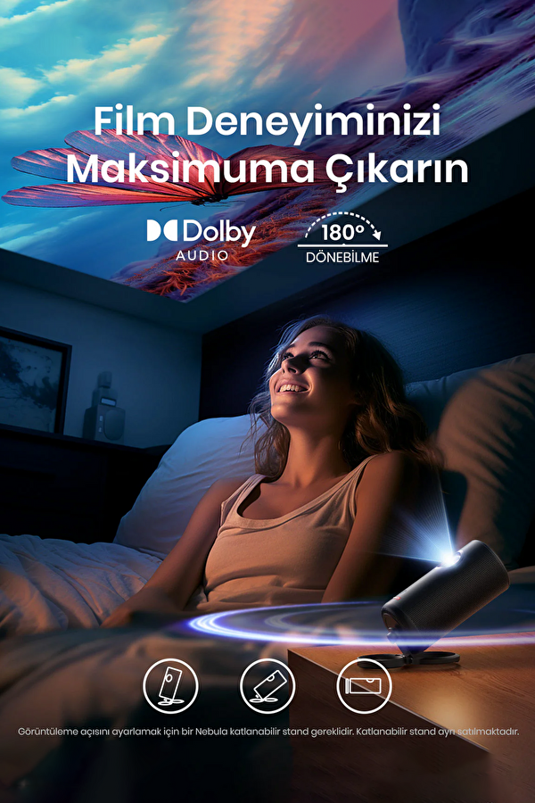 Nebula Capsule 3 Laser Akıllı Taşınabilir Projeksiyon Cihazı 6