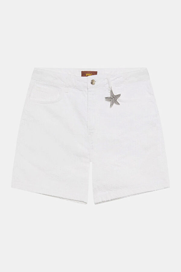 White Women's Shorts