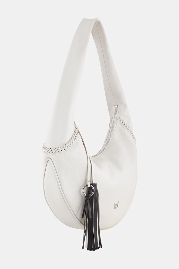 Freya Maxi White Leather Bag 2