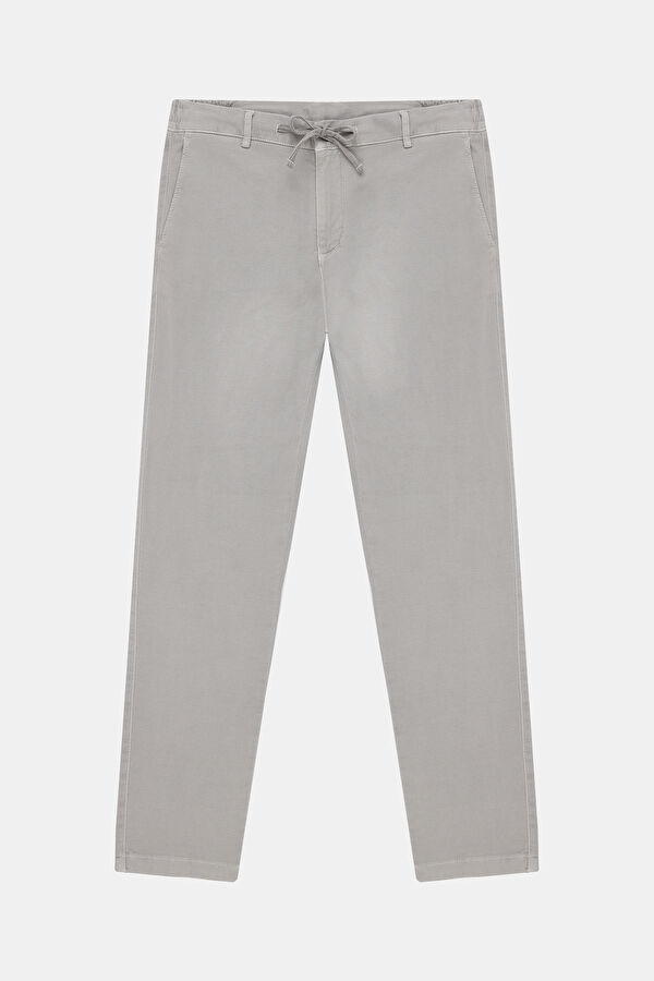 Grey Straight Leg Men's Trousers