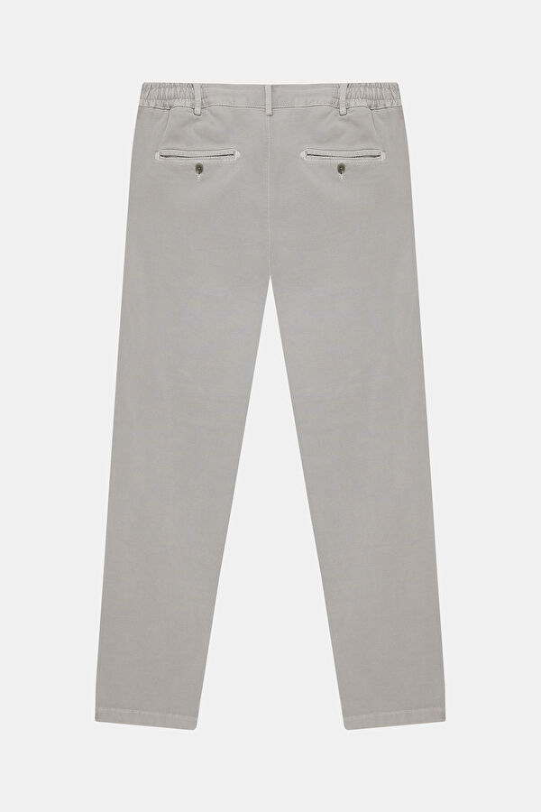 Grey Straight Leg Men's Trousers 2