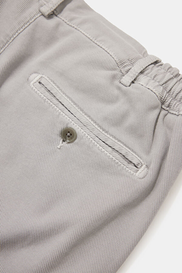 Grey Straight Leg Men's Trousers 4