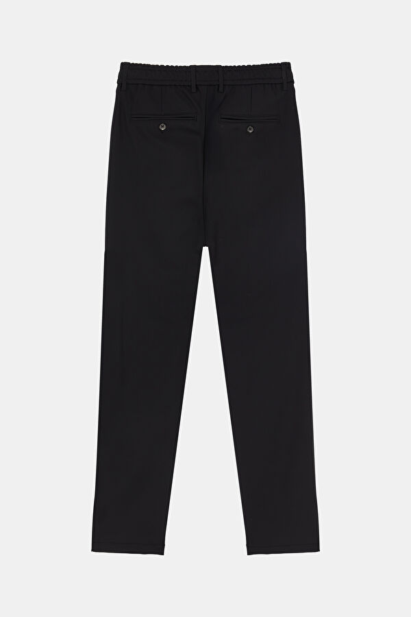 Black Straight Leg Men's Trousers 2