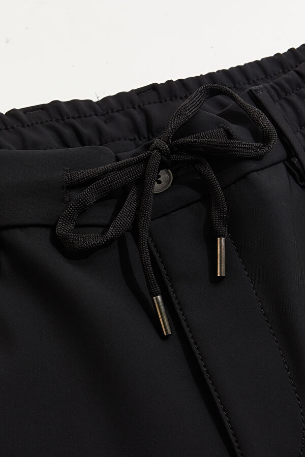 Black Straight Leg Men's Trousers 3