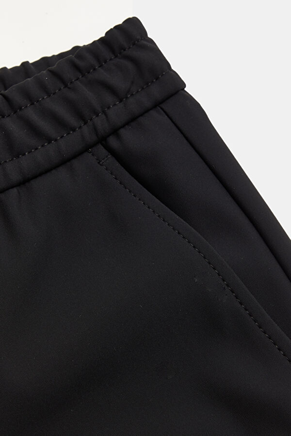 Black Straight Leg Men's Trousers 4