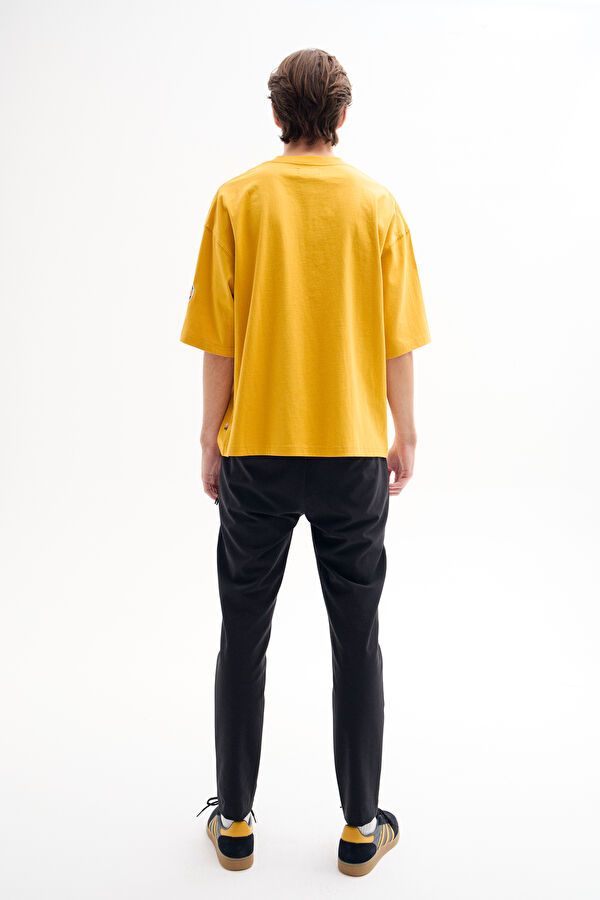 Black Straight Leg Men's Trousers 2