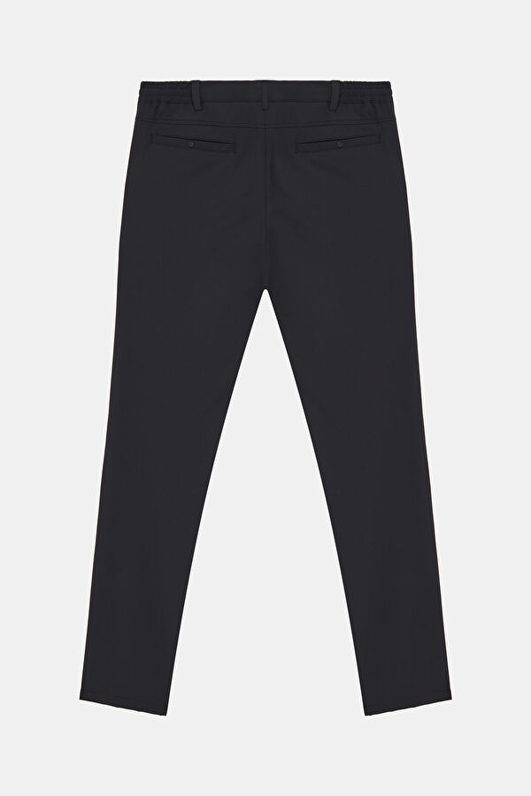 Black Pipe Leg Pants 2