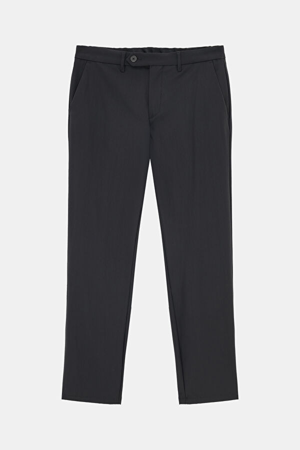 Navy Blue Straight Leg Men's Trousers