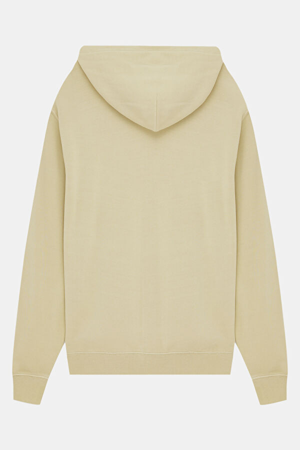 Bej Kapuşonlu Erkek Sweatshirt 4