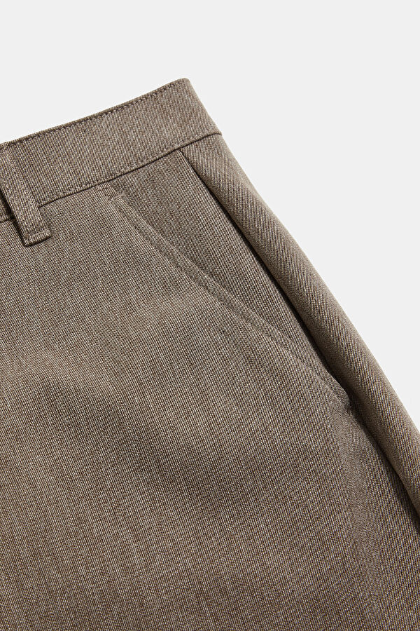 Slim Fit Mink Skinny Leg Men's Trousers 4