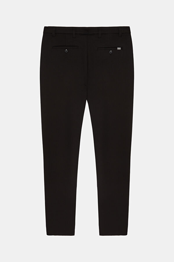 Narrow Fit Black Slim Fit Men's Pants 2