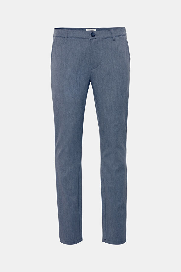 Slim Fit Blue Men's Slim Leg Trousers