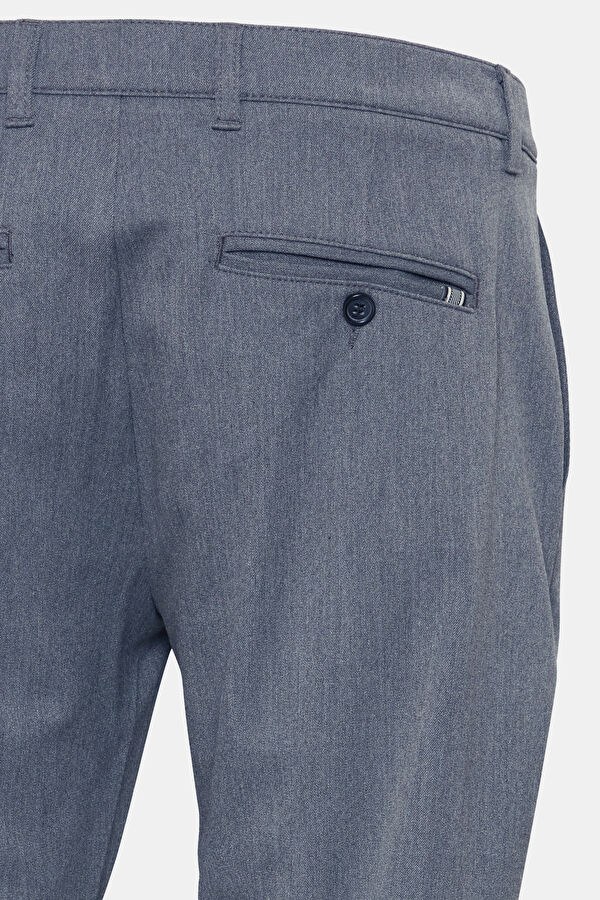 Slim Fit Blue Men's Slim Leg Trousers 3