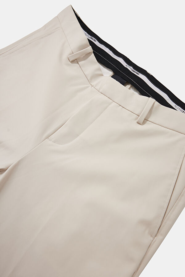 Relax Fit Cream Skinny Leg Trousers 3