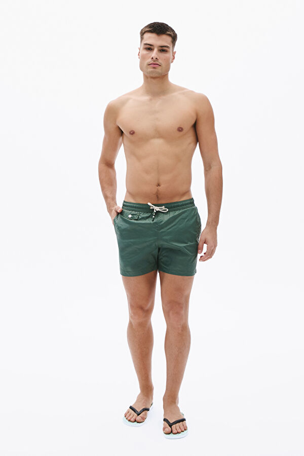 Khaki Elastic Swimsuit