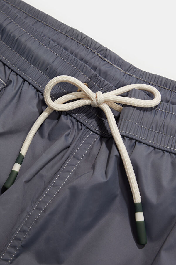 Grey Elastic Men's Swimsuit 3