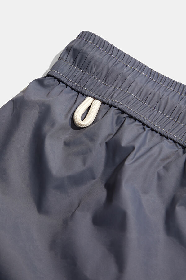Grey Elastic Men's Swimsuit 6